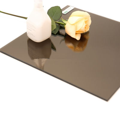 Verte foncé clair et durci verre flottant salle de bains Tinture miroir feuille 5mm 12mm