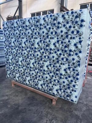 2mm estilo vidro decoração de parede vidro decoração de alta segurança vidro dourado decorativo gelo titânio vidro para decoração