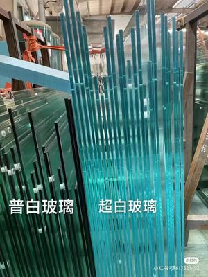 Glanzige, vlakke, transparante, gepolijste, ultrahelder zwevende glas