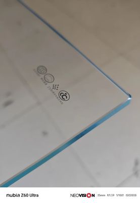 Ultra-Clear Flat Grind Polished Edge Glasblech