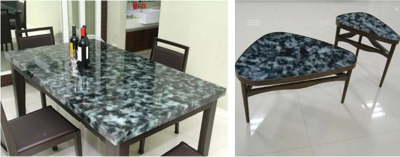 3 mm-12 mm solide structuur Jade groene glazen met verschillende patronen