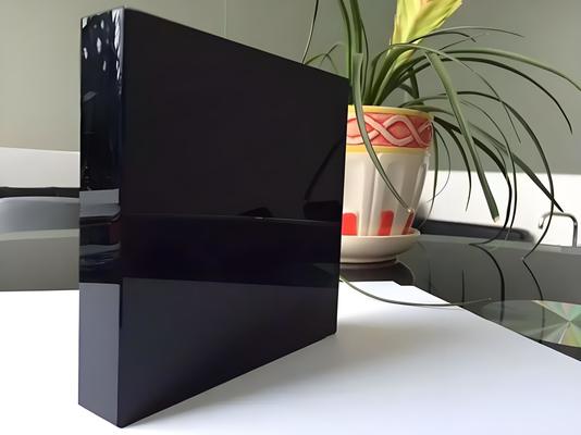 Vidro preto fumado para portas de chuveiro e paredes divisórias ️ Tamanho personalizado